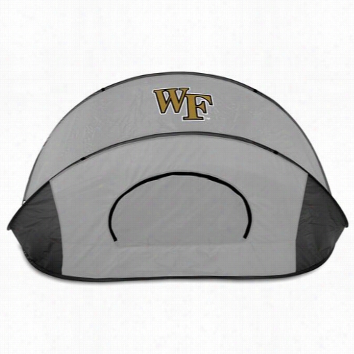 Picnic Time 113-00-105-614-0 Manta Wake Forext University Demon Deacons Digital Print Shelter In Grey/black