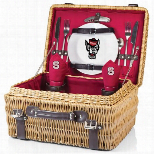 Picnic Time  208-40 Champion Northerly Carolinaa State W Olfpack Digital Print Basket