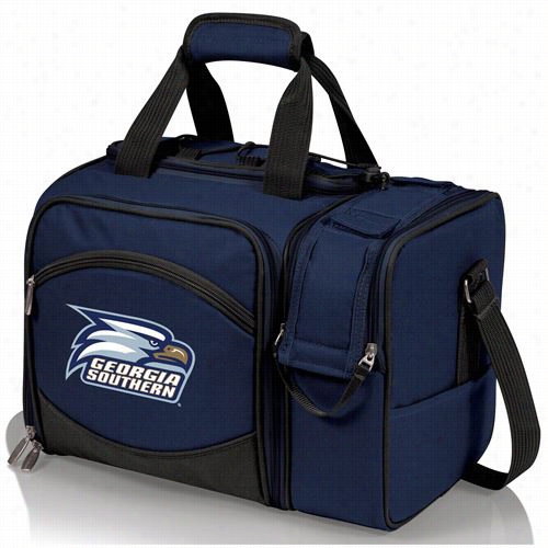 Picnic Time 508-23-915-104-1 Malibu Georgua Southerly Eagles Digittal Printt Tote In Navy