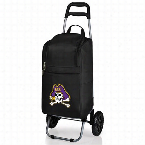 Picnic Time 545-00-175-874-0 East Carolina Pirates Digital Mark Cart Cooler In Black