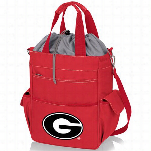 Picnic Time 614-00 Activo University Of Georgiabulldogs Digital Impress Waterproof Tote