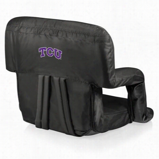 Picnic Time 618-00-179-844-0 Ventyra Tcu Horned Frogs Digital Impress Seatin Black