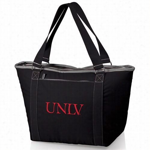 Picnic Time 619-00-175-272-0 Topanga U Of Nnevada Lv Rebels Embroidered Cooler Tote In Wicked