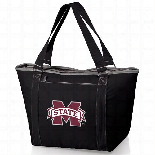 Picnic Time 619-00-175-384-0 Topanga Mississippi State Bulldogs Digital Prin Cooler Tot In Black