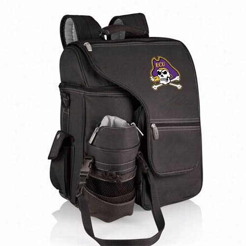 Picnic Time 641-00-195-874-0 Turismo East Carolina Pirates Digital Impression Backpack In Black