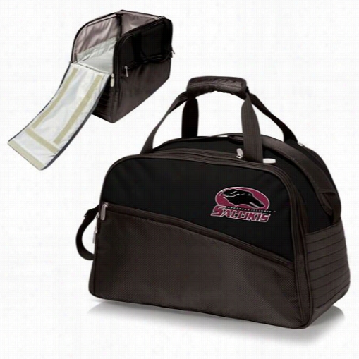 Picnic Leisure 671-00-1755-034- Stratus Southern Illinois University Salukis Digital Print Duffel Bag In Black