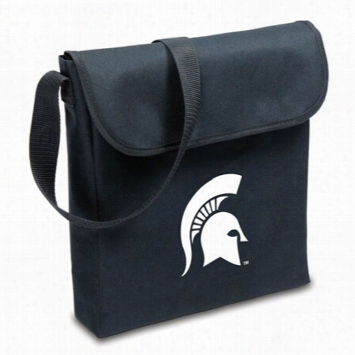 Picnic Time 774-0-175-354-0 V-grill Michigan State University  S Partans Digital Print Bbq Grill In Black