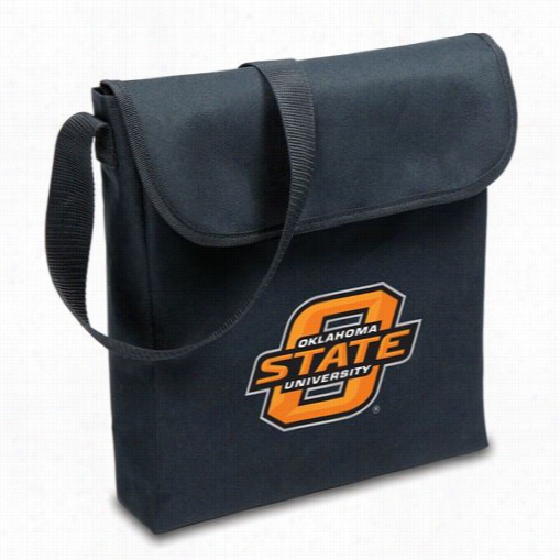 Picnic Time 7744-00-175-464-0 V-grill Oklahoma Stste University Cowboys Digital Print Bbq Grill In Black