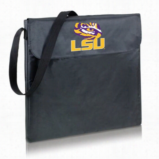 Picnic Time 775-00-1755-294-0 X-grill Lsu Tigers Digital Print Bbq Grill In Black