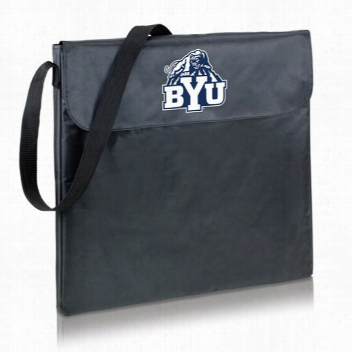 Picnic Time 775-00-175-714-0 X-grill Byu Cougars Dgital Print Bbq Grill In Black