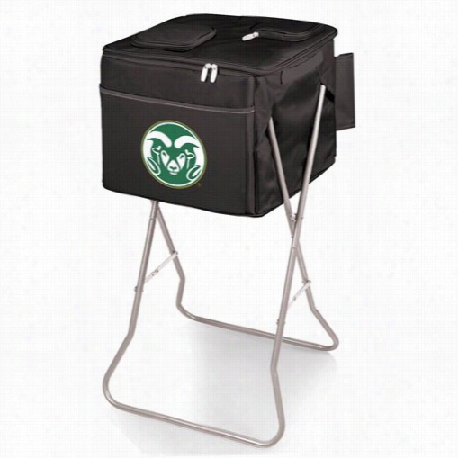 Picnic Tim 780-00-179-134-0 Party Colorado State Rams Digital Print Cube In Black