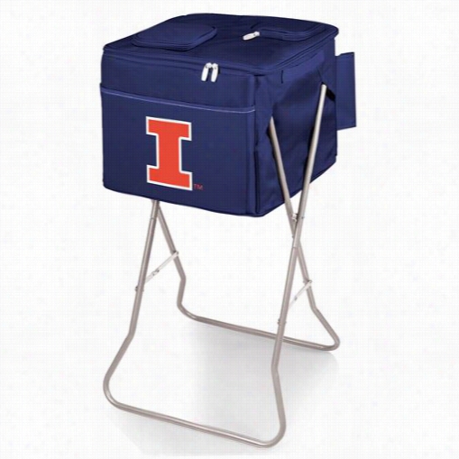 Picnic Time 780-00 Party University Ot Illinois Fighting Illini Digital Print Cube