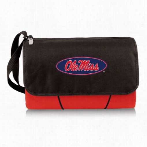 Picnic Time 820-00 University Of Mississi Pp Irebes/olemiss Digital Print Blanket Tote