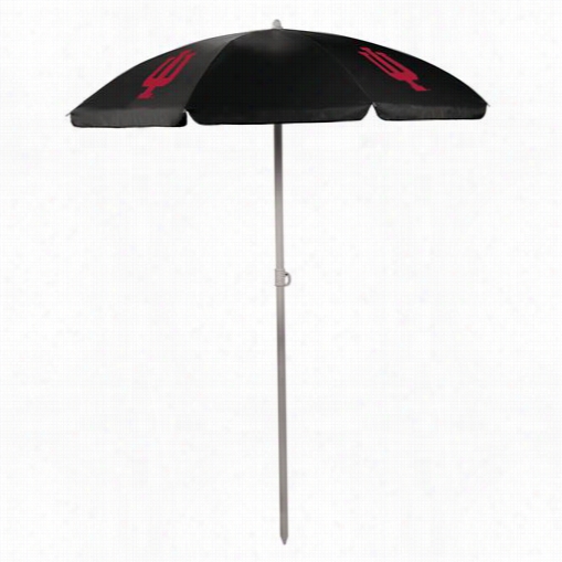 Pjcn Ic Tim 822-00-179-674-0 Indiana Univeristy Hoosiers Digital Prnit Umbrella In Black