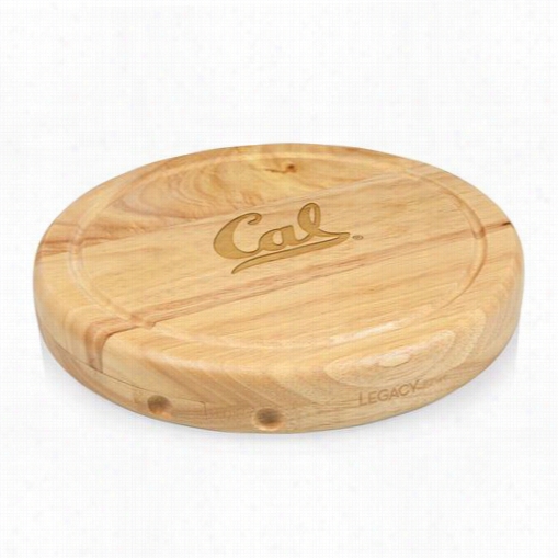 Picnic Time 84-00-505-073-0 Circo  University Of California Berkeley Golden Be Ars/cal Engraved Chopping Board In Natural Wood