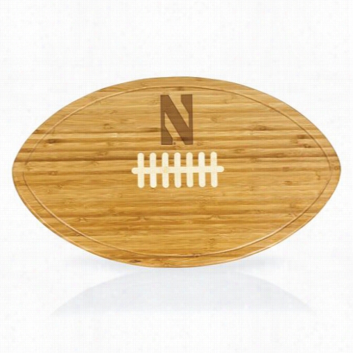 Picnic Time 908-00-505-433-0 Northwestern University Wildcats Kickoff Engraved Cutting Board In Natur Al Wood