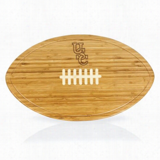 Picnic Time 908-00-505-523-0 Seminary Of Learning  Of South Carolina Gamecocks Kickoff Engraved Cuttinf Board In Natural Wood