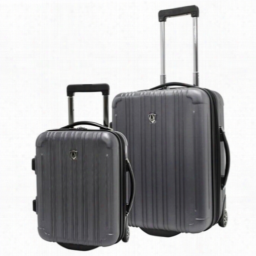 Traveler's Choice Tc5802 Nwe Luxembourg 2  Pieces Carry-on Hard-sided Luggage Set