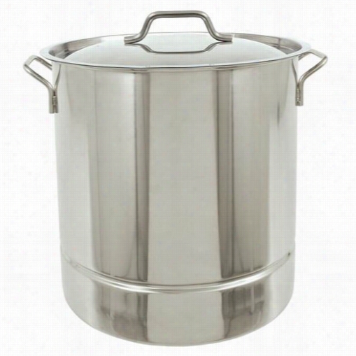 Bayou Classic 1316 16 Ga Llon Stainless Steel Stockpot With Tri-ply Bottom