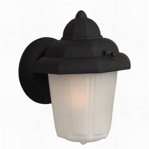 Craftmade Z160-05 Cast Aluminum 1 Light Outdoor Wall Sconce In Matte Black