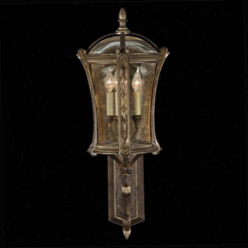 Excellent Art Lamps 572181 Gramecry Prk 4 Light Outdoor Wall Mount Ina Ged Antique Gold