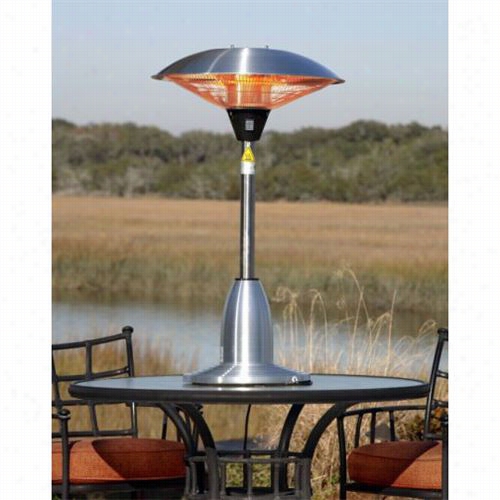 Fire Sense 60403 Stainless Steel Table Top Circularly Halogenpatio Heater