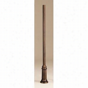 Hanover Lantern 344-10 10'x3""o.d. Fluted Anchor Base Pole