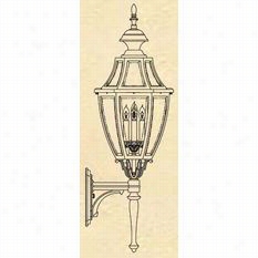 Ha Nover Lantern B13615 Large Augusta 25w Per Ssocket 4 Light Oudtoor Wall Lihgt