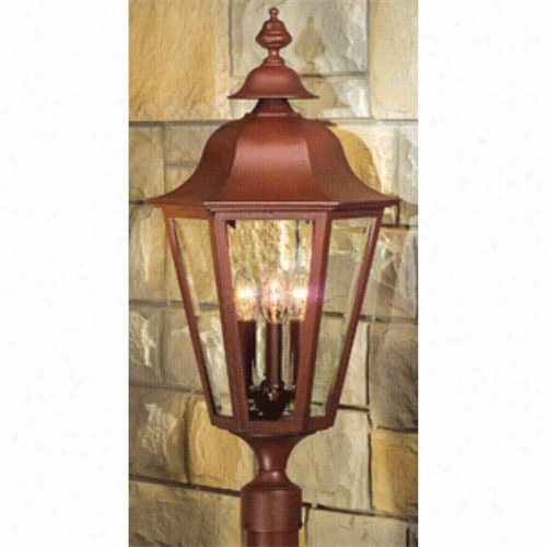 Hanoverl Antern B5531 Large Manor 25w Per Socket 4 Light Exterior Post Lamp