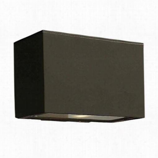 Hinkley Lighting 1646bz-led Atlantis 2 Light Mini Outdoor Wall Pocket Sconce In Bronze