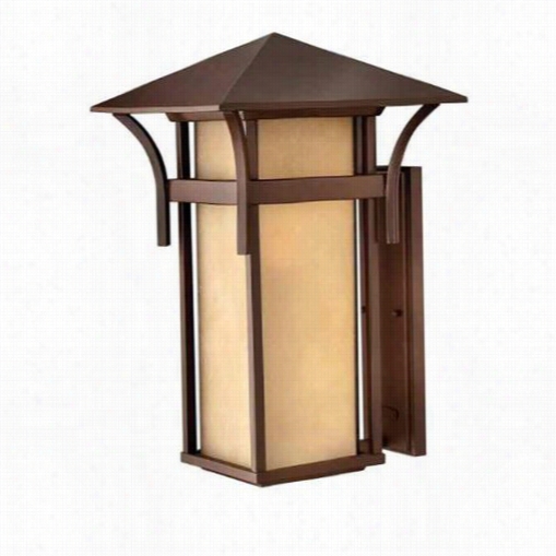 Hinkley Lighting 2579ar-led Harbor Xlarg E1 Light Led Outdoor Wall Sconce In Anchor Bronze