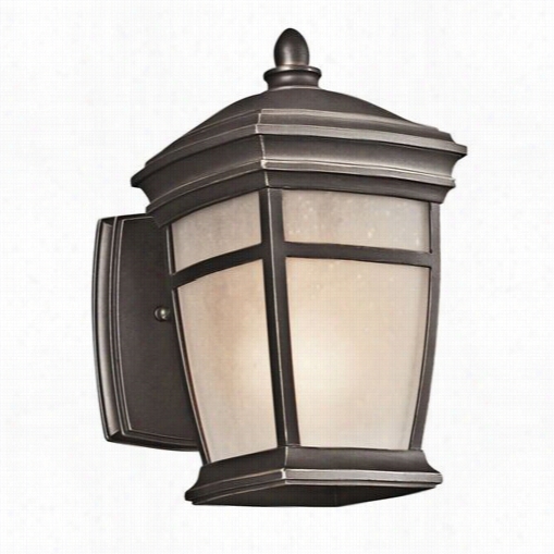 Kichler Lighting 49270rzfl Mcadams 1 Ligt Fluorescent Outdoor Wall Sconce In Rubbed B Ronze