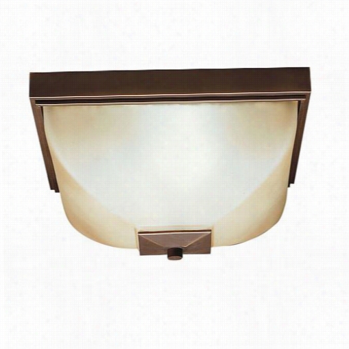 Kichler Lighting 9817oz Benton 2 Light Outdoor Ceiling Flush Mount