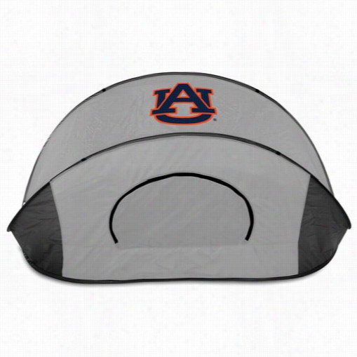 Picnic Time 113-00-105-044-0 Manta Auburn University Tigers Digital Print Shelter In Grey/black