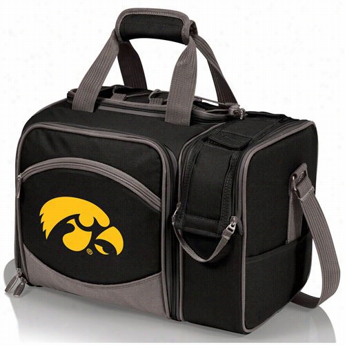 Picnic Tims 508-23-175-2240 Malibu University Of Iowa Hawkeyes Djgital Print Tote In Black