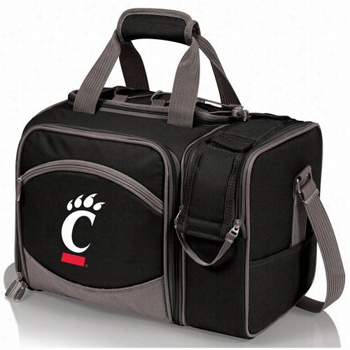 Picnic Time 508-23-175-662- 0 Malibu University Of Cincinnati Bearcats Embroidered Tote N Black