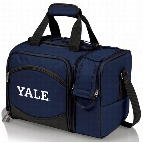 Picnic Time 508-23-915-052-1 Malibu Yale University Bulldogs Embroidere Dtote In Navy