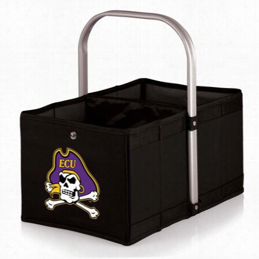 Picnic Time 546-001-79-874-0 Urban East Carolina Pirates Di Gital Print Basket In Black