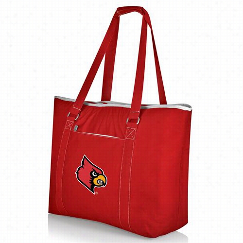 Picnic Time  598-00-100-304-00 Tahoe U Of Louisville Cardinals Digital Print Beach Bag In Red