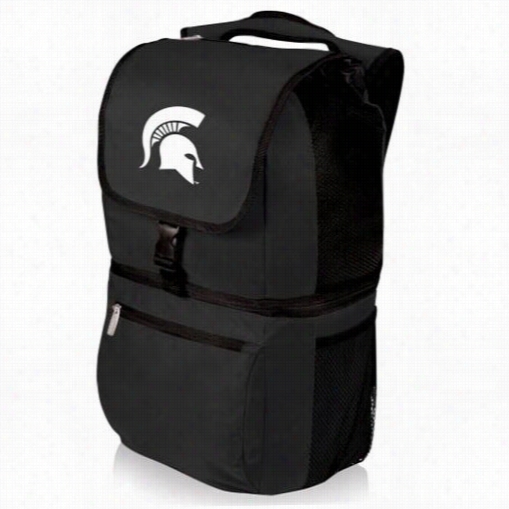 Picnic Timee 634-00-175-354- 0zuma Michigan State University Digital Print Backpack In Black