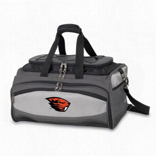 Picnic Itme 750-00-175-484-0 Buccaneer Oregon State Bsavers Digital Print Cooler An Dbarbecue Set In Black