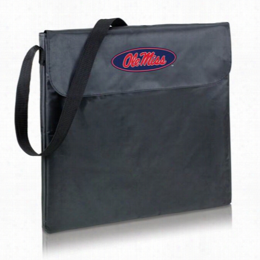 Picnic Ti Me 775-00-175-374-0 X-grill University Of Mississippi Rebels Dugital Print Bbq Grill In Black