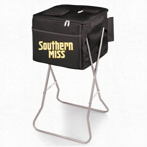 Picnic Time 780-00-179-744-0 Party Southern Mississippi Golden Eagles Digital Print Cube In Black