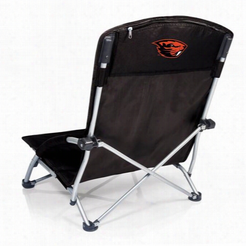 Picnic Ime 792-00-175-484-00 Tranquility Oregon State Beavers Digital Print Chair In Black