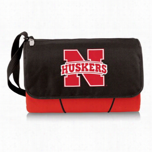 Picnc Delivery 820-00 University Of Enbraska Cornhuskers Digit Al Newspaper Blanket Tote