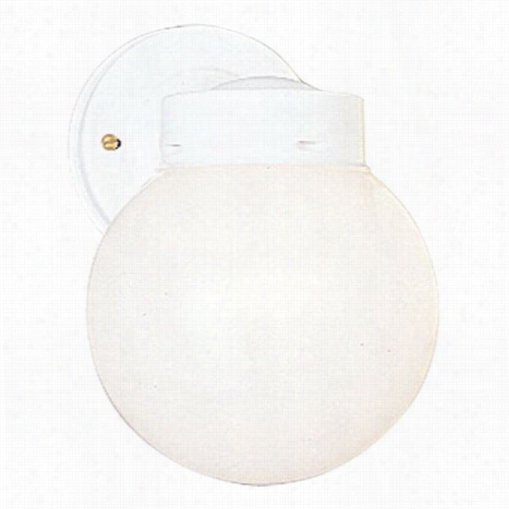 Progress Lighitng P5604-30 Cast Alumminum 1 Light Wall Fixture In White