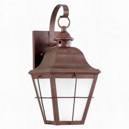 Sea Gul Lighting 89062 Ble Cchatham 1 Light Fluorescent Uotdoor Wall Lantern