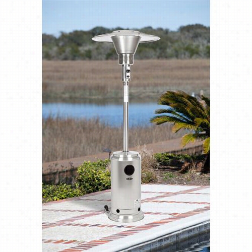 Be Roused Reason 61718 Elite Round Stainless Steel Patio Heater