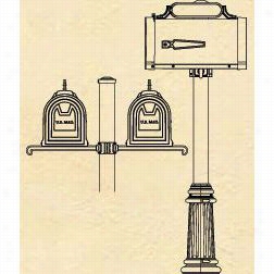 Haonver Lantern M204s Twin Oakmont Mailbox With Sign