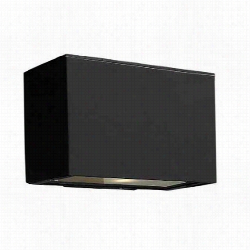 Hinkley Lighting 1646sk Atlantis 7w5 1 Light Mini Outdoor Wall Endure  Sconce In Satin Black